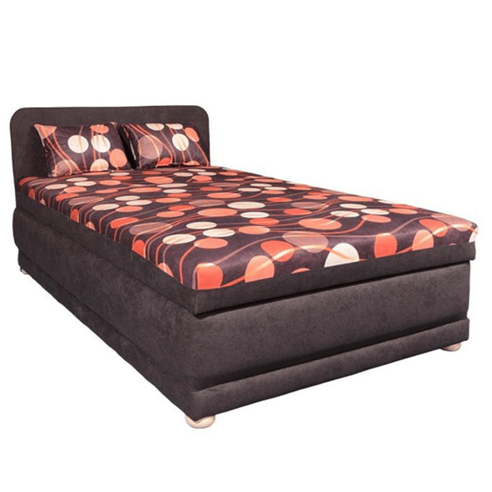 Kavč/postelja s prostorom za shranjevanje, ležišče iz večplastne pene, 120 x 200 cm, ERNA 120