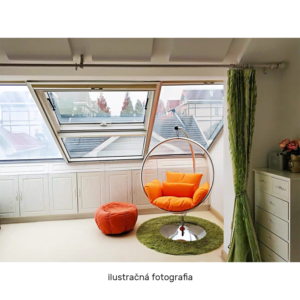 Závesné kreslo so stojanom, transparentná/strieborná/sivá, BUBBLE NEW TYP 3