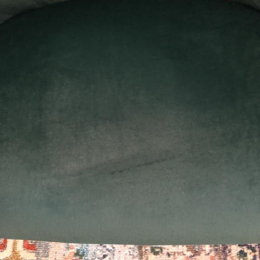 Otočná stolička, zelená Velvet látka/čierna, VELEZA P3, poškodený tovar