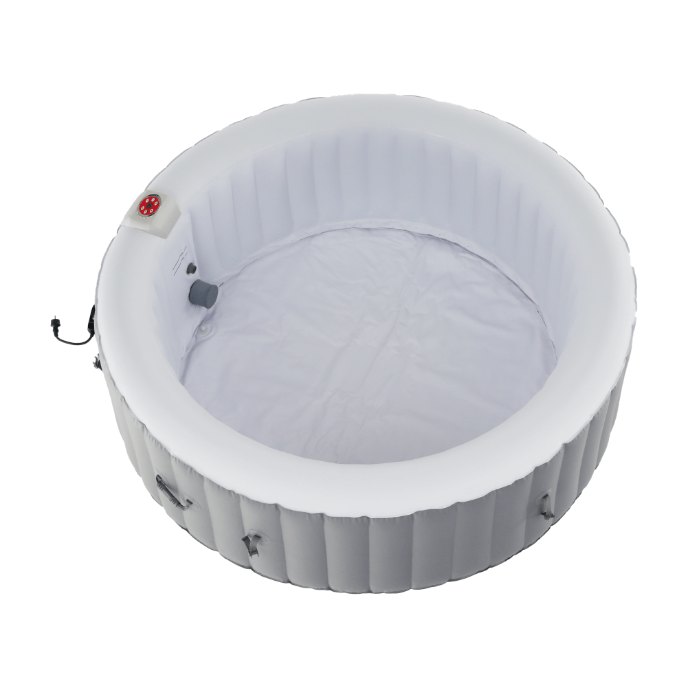 Nafukovacia vírivka, sivá/biela, 4-6 os, 1000 l, KAMINO NEW TYP 2