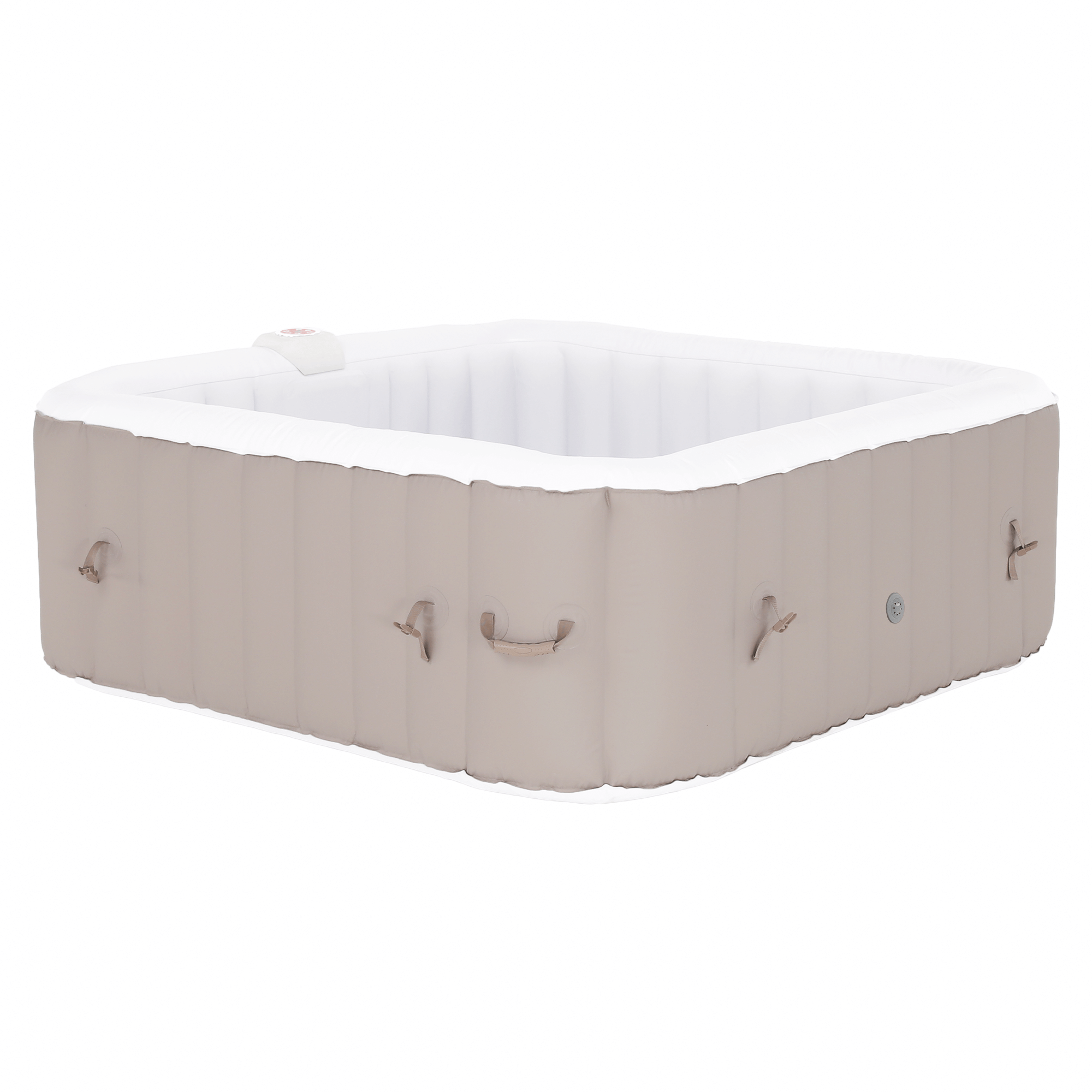 Nafukovacia vírivka, sivohnedá Taupe/biela, 4-6 os, 910 l, KAMINO NEW TYP 4