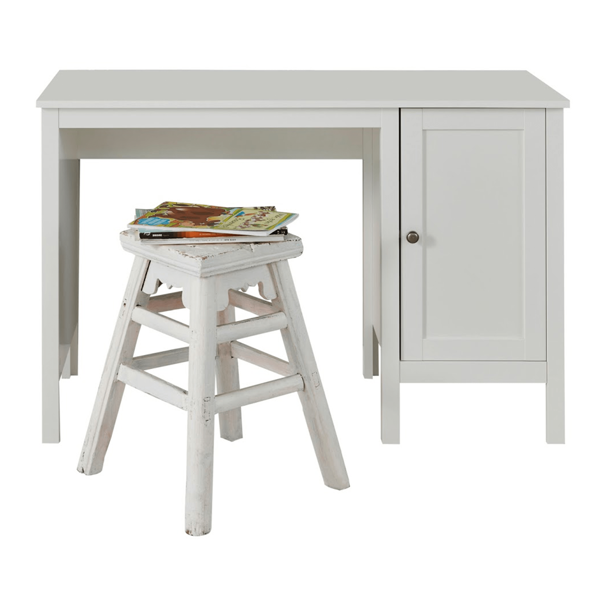 PC asztal 1D/1155, fehér, OLJE PC asztal 1D/1155, fehér, OLJE