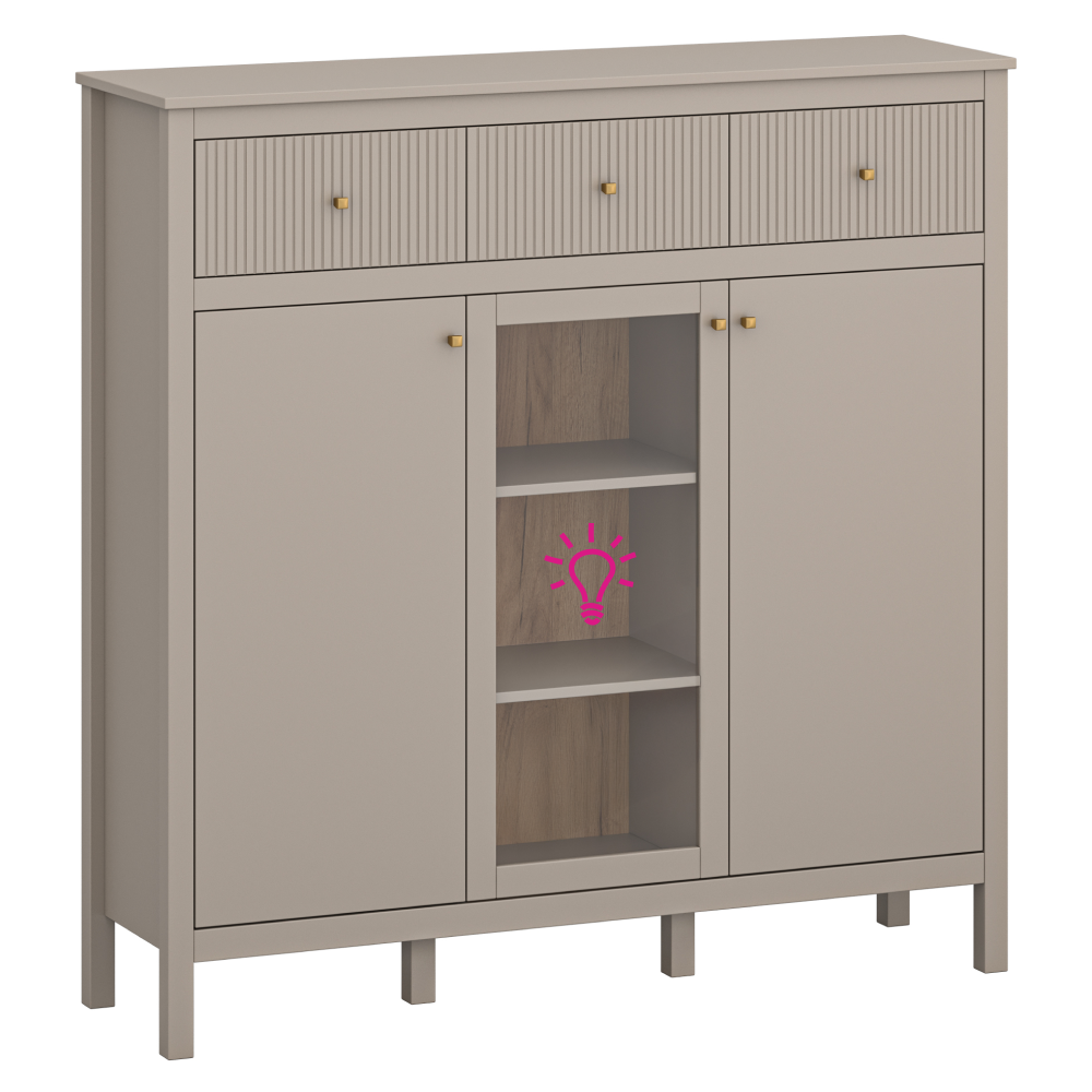 LED világítás, 3-pontos, fehér, OLJE, KOVER, HELIO, BORAS, CONRAD, AMONI