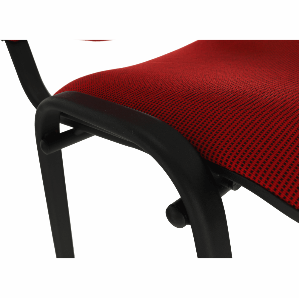 Kancelářská židle, červená, ISO NEW C16