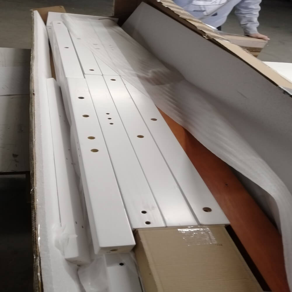 Poschodová rozložiteľná posteľ, hnedá/biela, ROWAN NEW P1, poškodený tovar