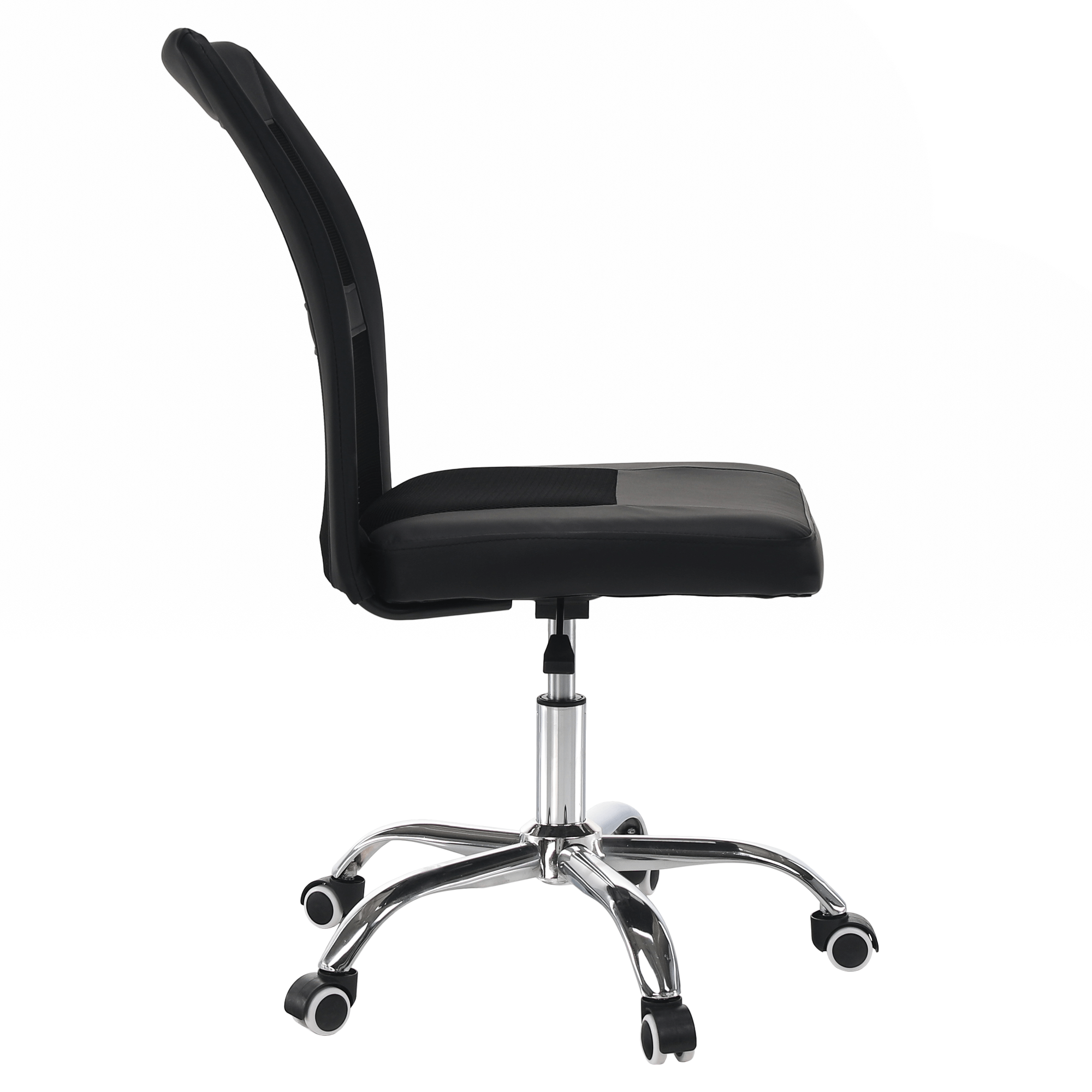 Irodai fotel, fekete/króm, IDOR 2 NEW