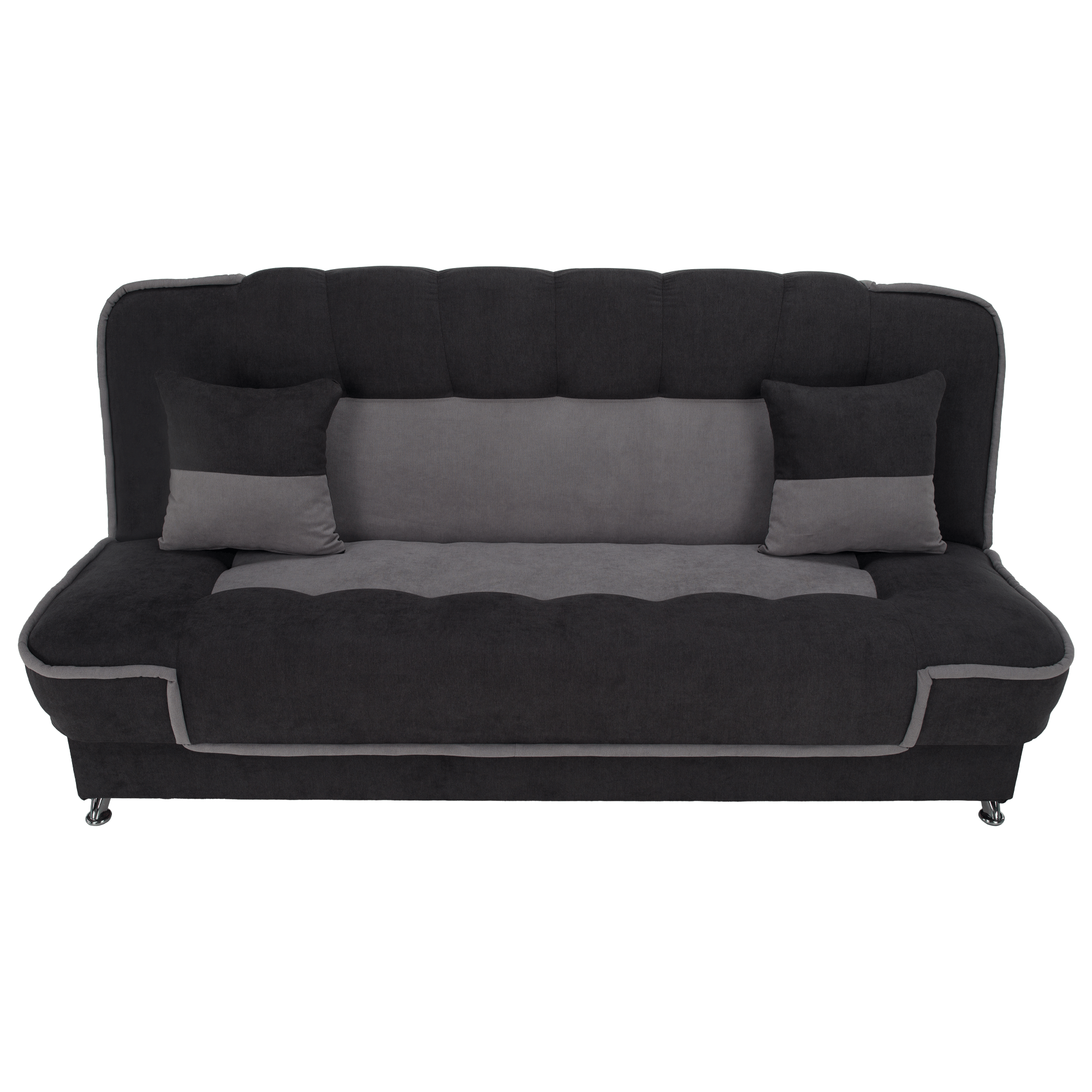 Kinyitható dívány, sötétszürke/világosszürke, PERSI