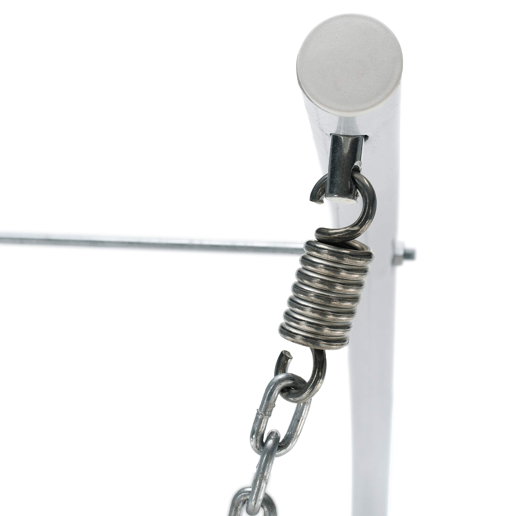 Függő dupla fotel, fehér/minta virág, DALVEA 2 NEW