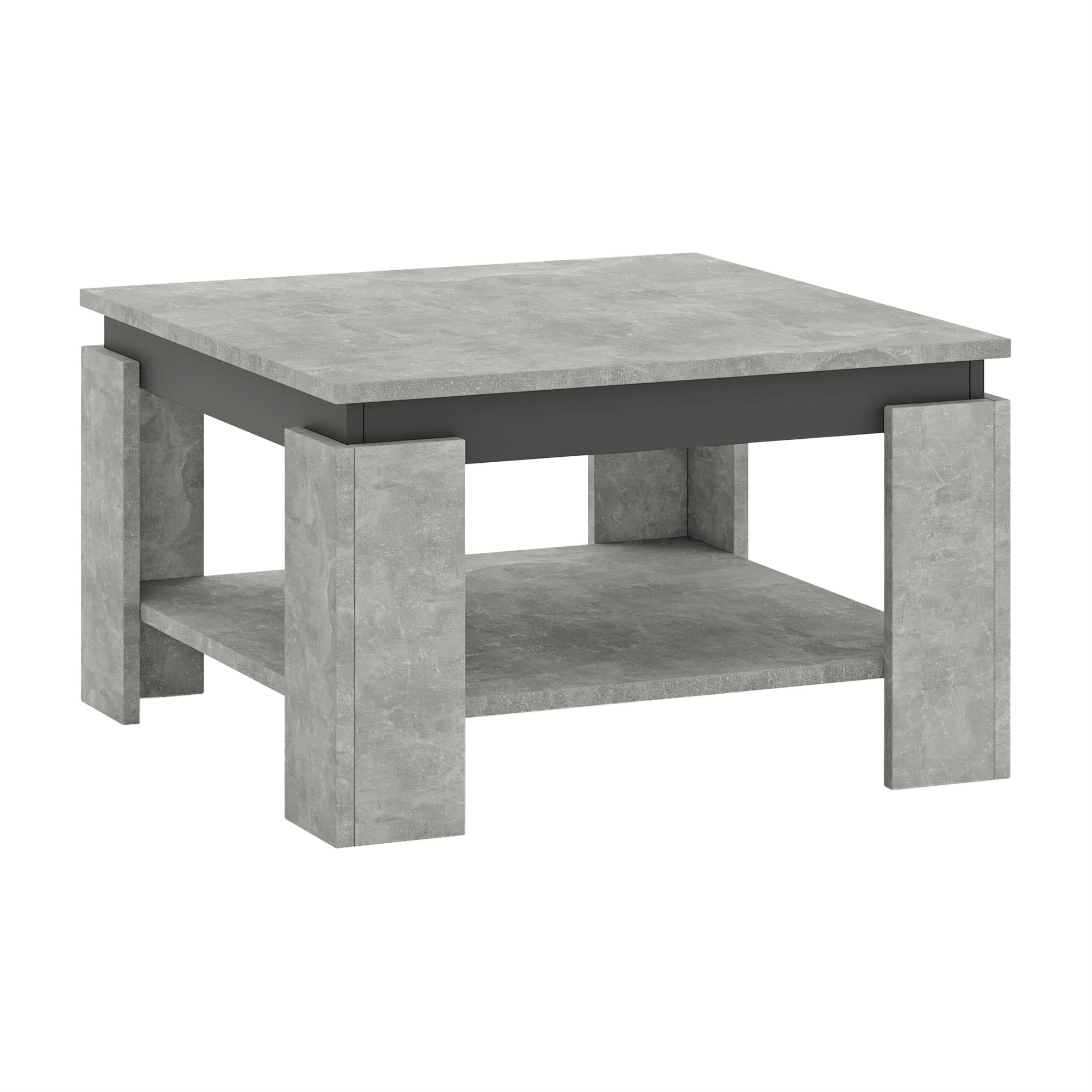 Konferenční stolek, beton/grafit, LEJSY