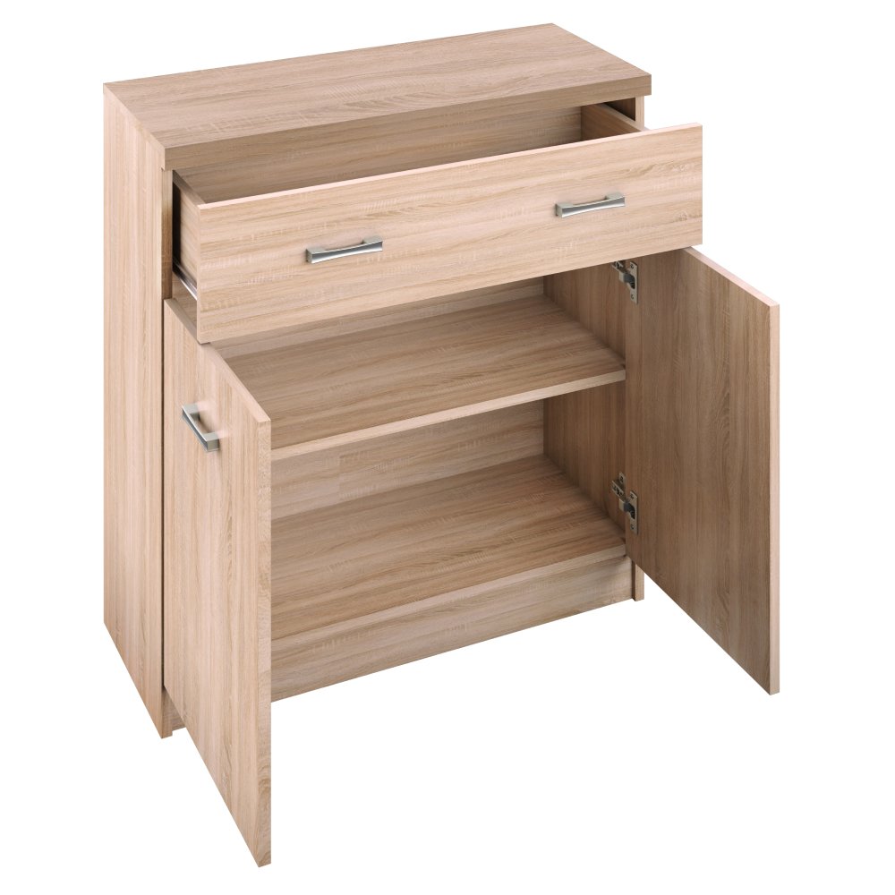 Komód 2D1S, sonoma tölgy, TOPTY TYP 19 Komód 2D1S, sonoma tölgy, TOPTY TYP 19