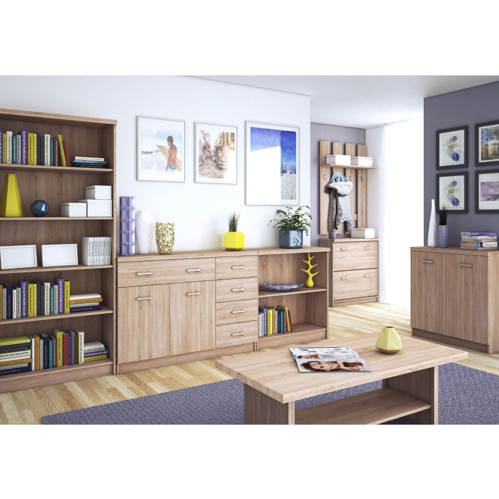 Cipősszekrény 2K, sonoma tölgy, TOPTY TYP 25 Cipősszekrény 2K, sonoma tölgy, TOPTY TYP 25