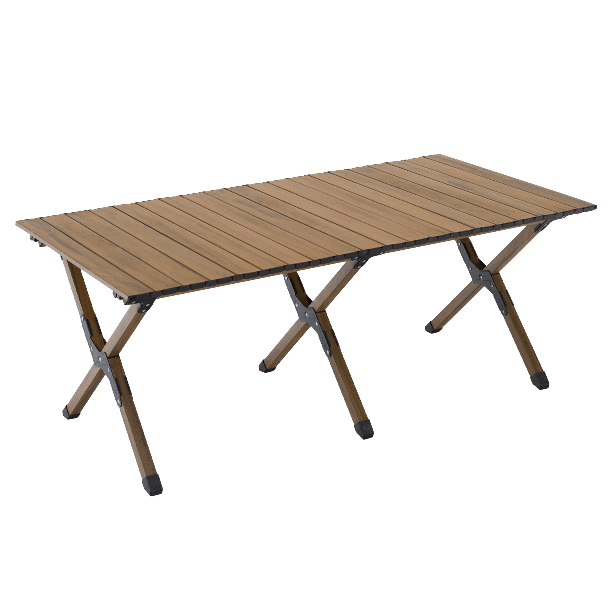 Kempingový stôl, hnedá, ARTUR