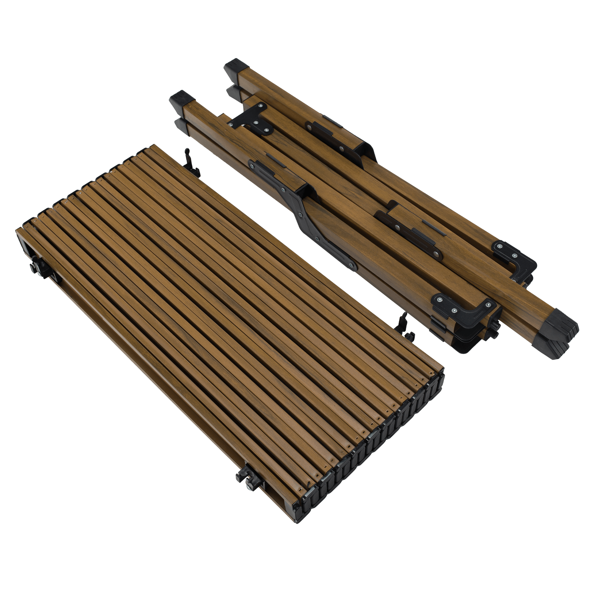 Kempingasztal, barna, ARTUR