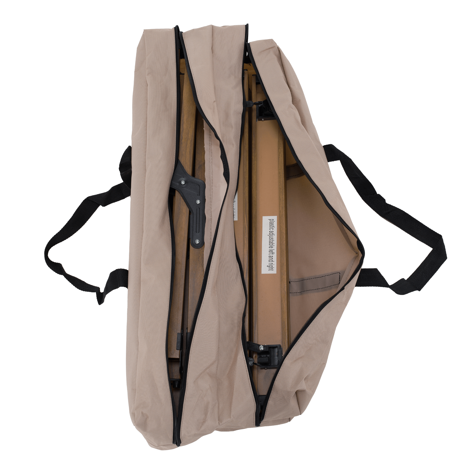 Kempingasztal, barna, ARTUR