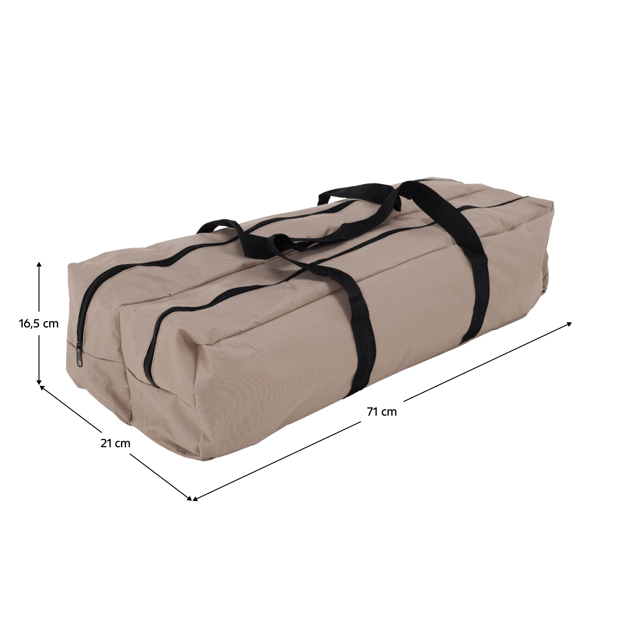 Kempingasztal, barna, ARTUR