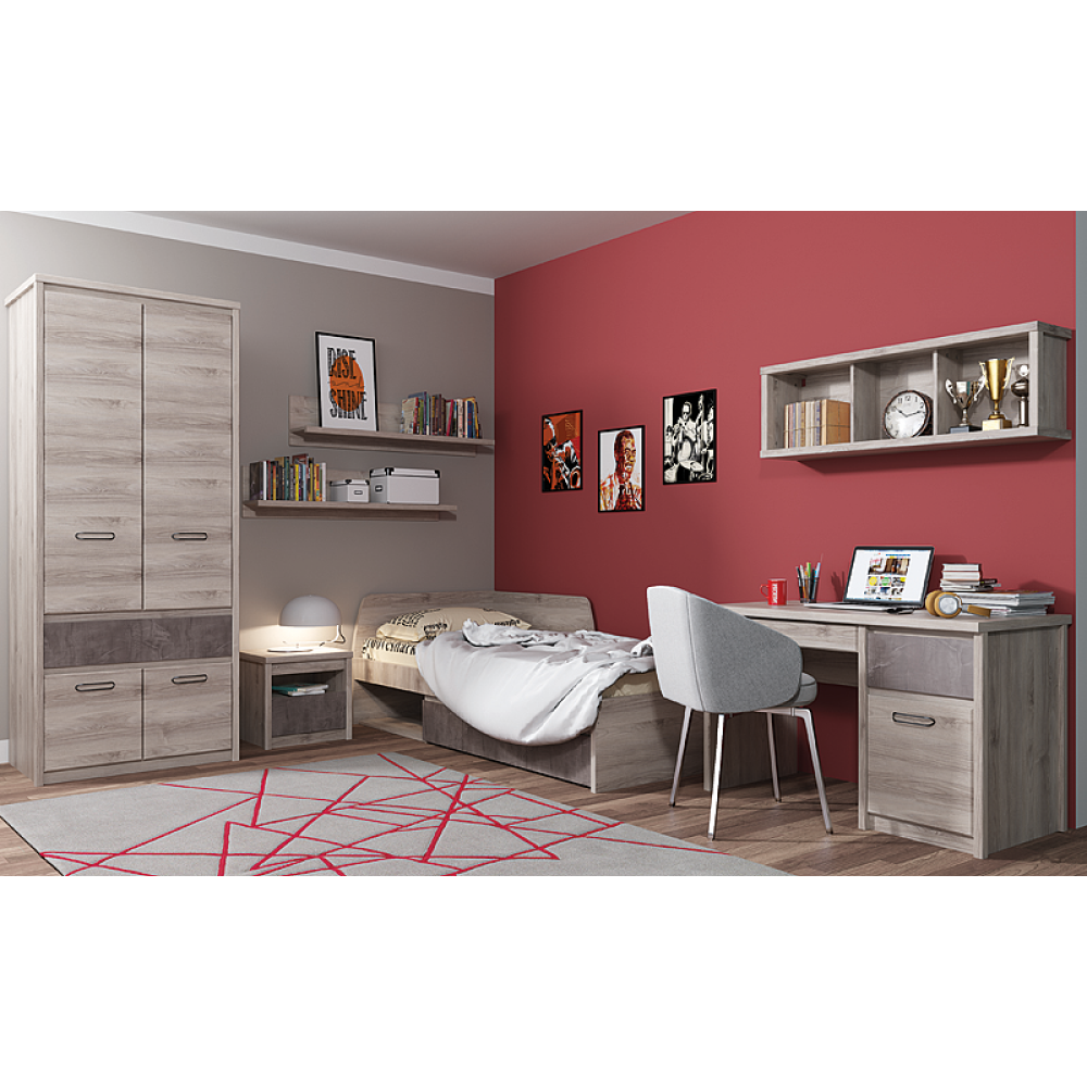 Visiaci regál 120, gaštan nairobi, JESI NEW