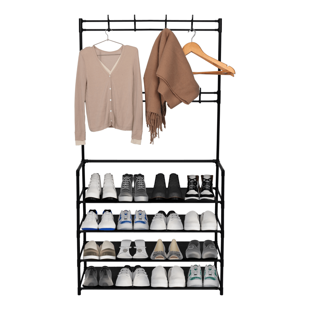 Fogas cipőtartóval, fekete, TARAS Fogas cipőtartóval, fekete, TARAS