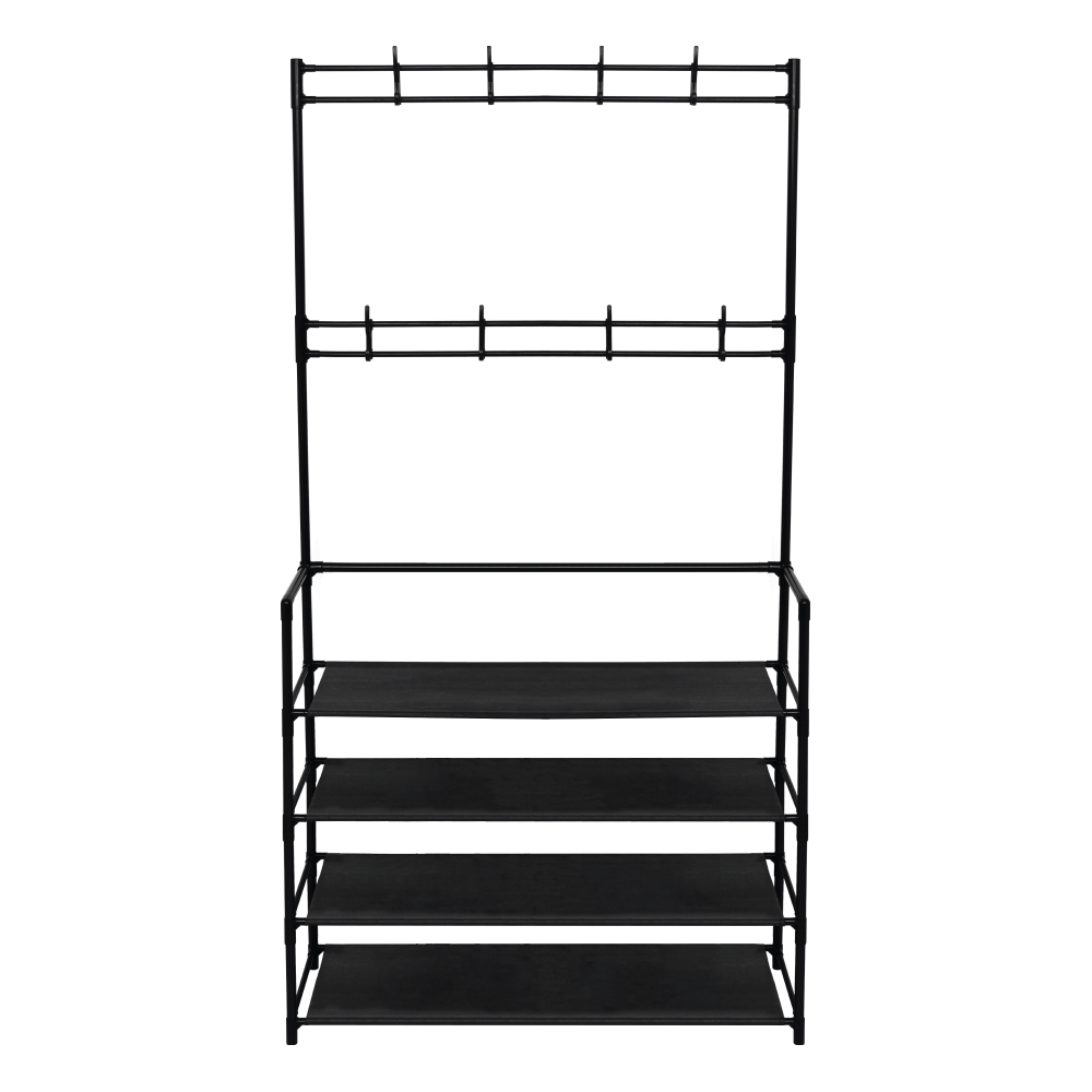 Fogas cipőtartóval, fekete, TARAS Fogas cipőtartóval, fekete, TARAS