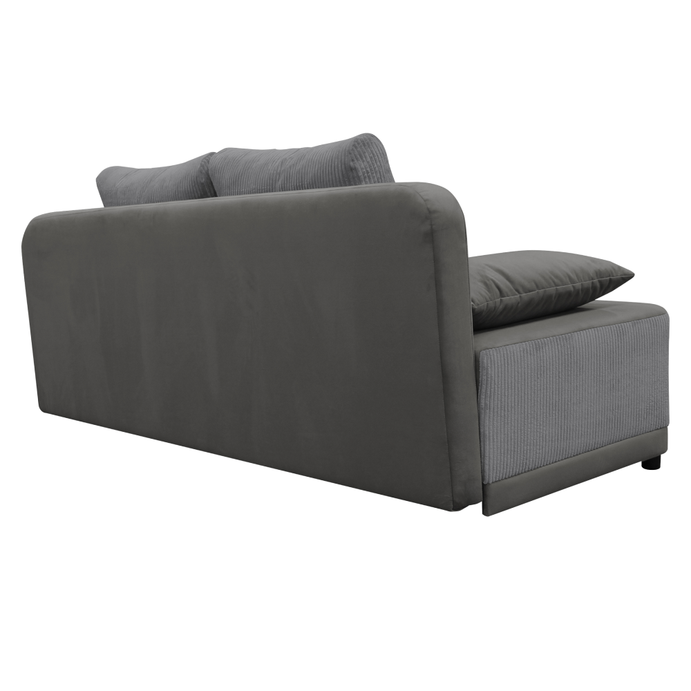 Kihúzható heverő, szürke, SENTY Kihúzható heverő, szürke, SENTY