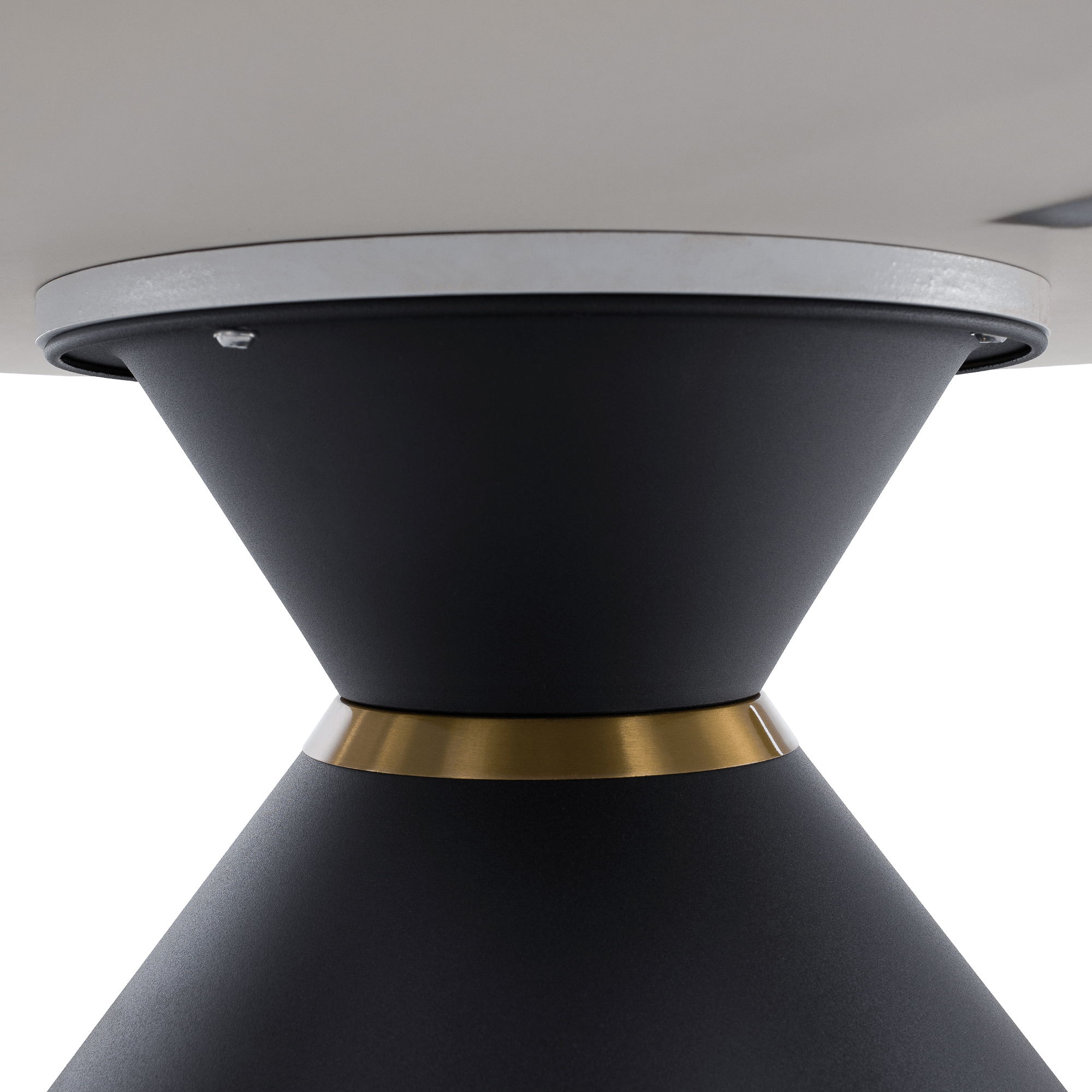 Dohányzóasztalok, 2 db-os szett, fehér márvány/fekete/arany, acél, MABUZ Dohányzóasztalok, 2 db-os szett, fehér márvány/fekete/arany, acél, MABUZ