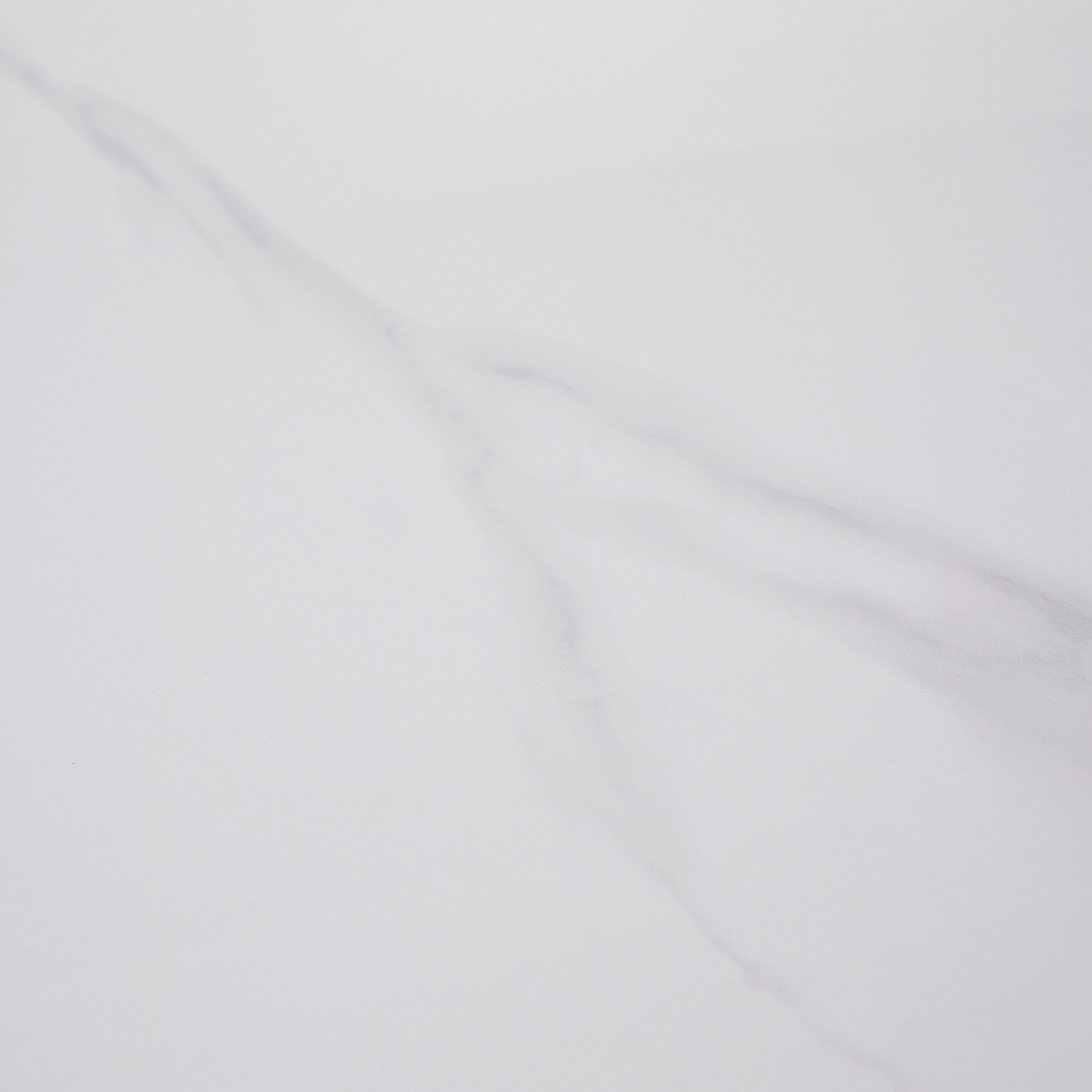 Jedálenský stôl, biely mramor/MDF, priemer 120 cm, MAHIR TYP 1