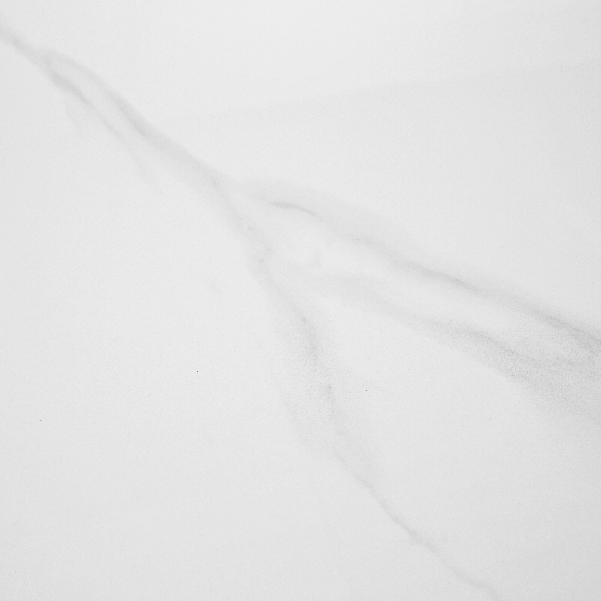 Étkezőasztal, fehér márvány/MDF, átmérő 120 cm, MAHIR TYP 1