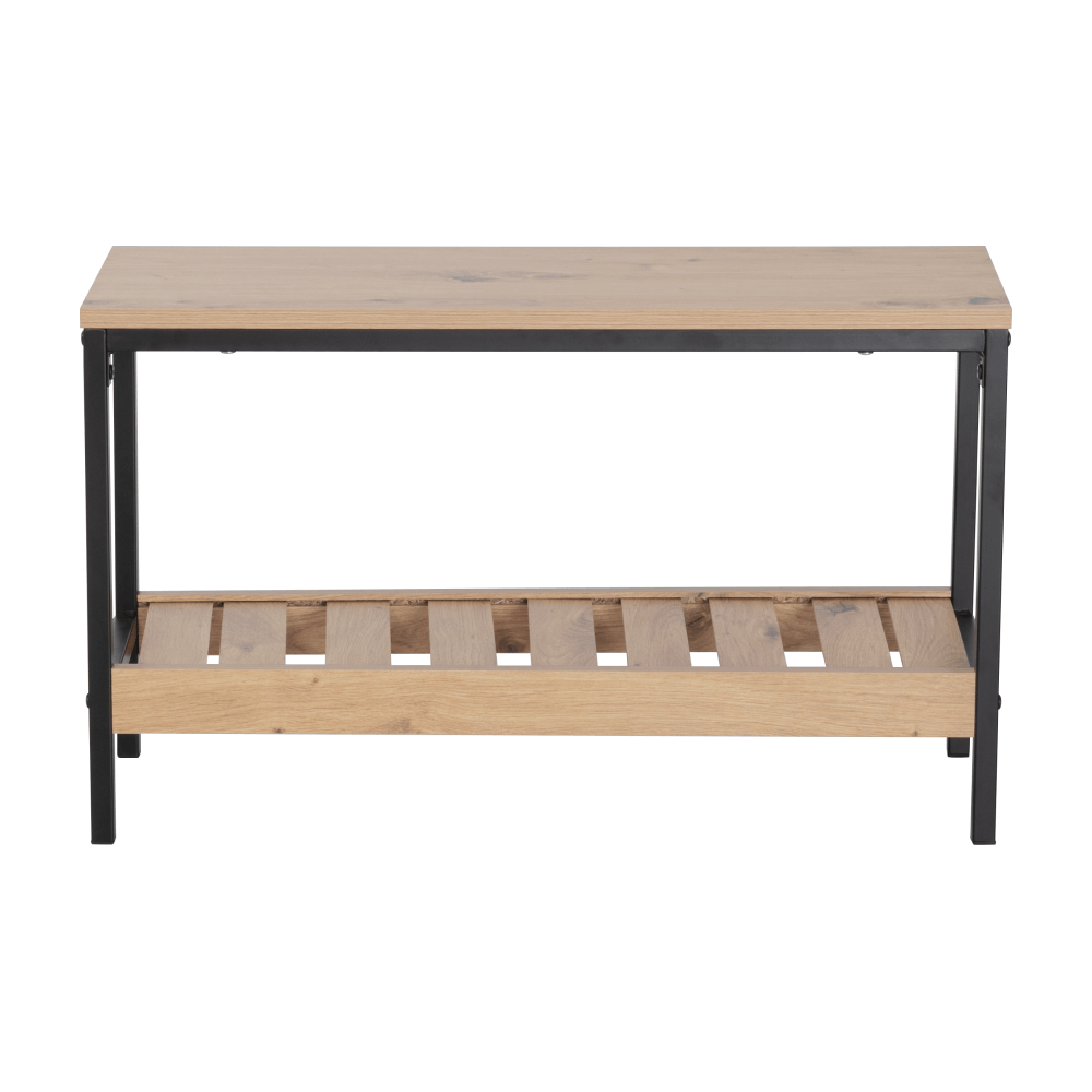 Cipőtartó, tölgy/fekete, REST Cipőtartó, tölgy/fekete, REST