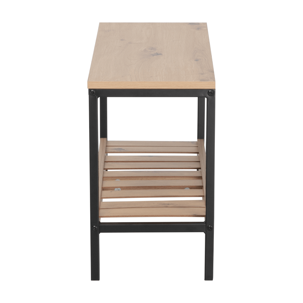 Cipőtartó, tölgy/fekete, REST Cipőtartó, tölgy/fekete, REST