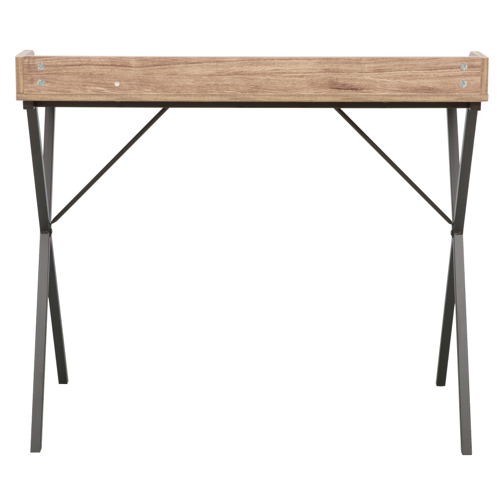 Számítógépasztal, tölgy/fekete, OFIS Számítógépasztal, tölgy/fekete, OFIS