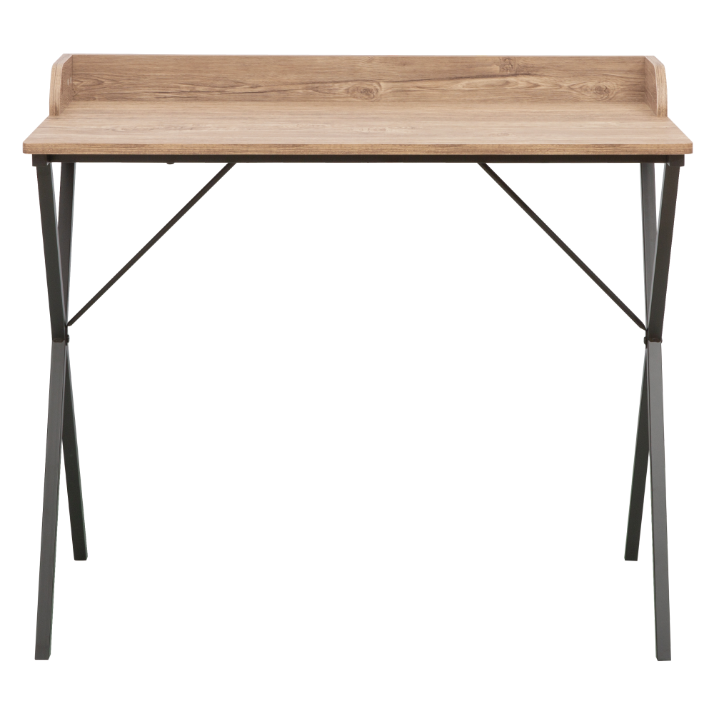 Számítógépasztal, tölgy/fekete, OFIS Számítógépasztal, tölgy/fekete, OFIS