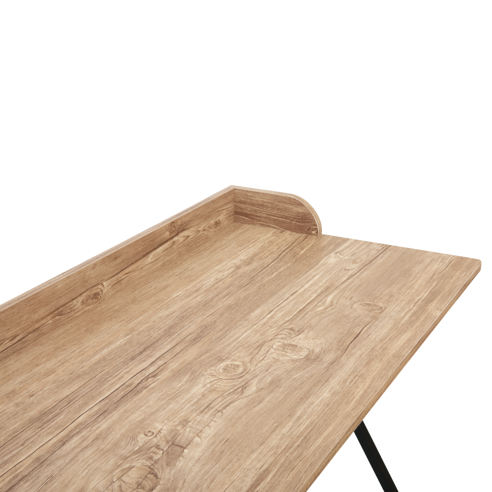 Számítógépasztal, tölgy/fekete, OFIS Számítógépasztal, tölgy/fekete, OFIS