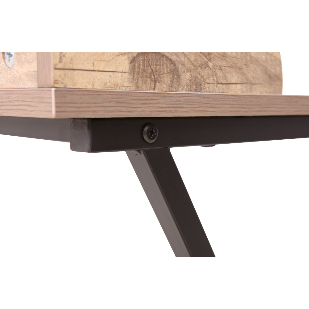 Számítógépasztal, tölgy/fekete, OFIS Számítógépasztal, tölgy/fekete, OFIS