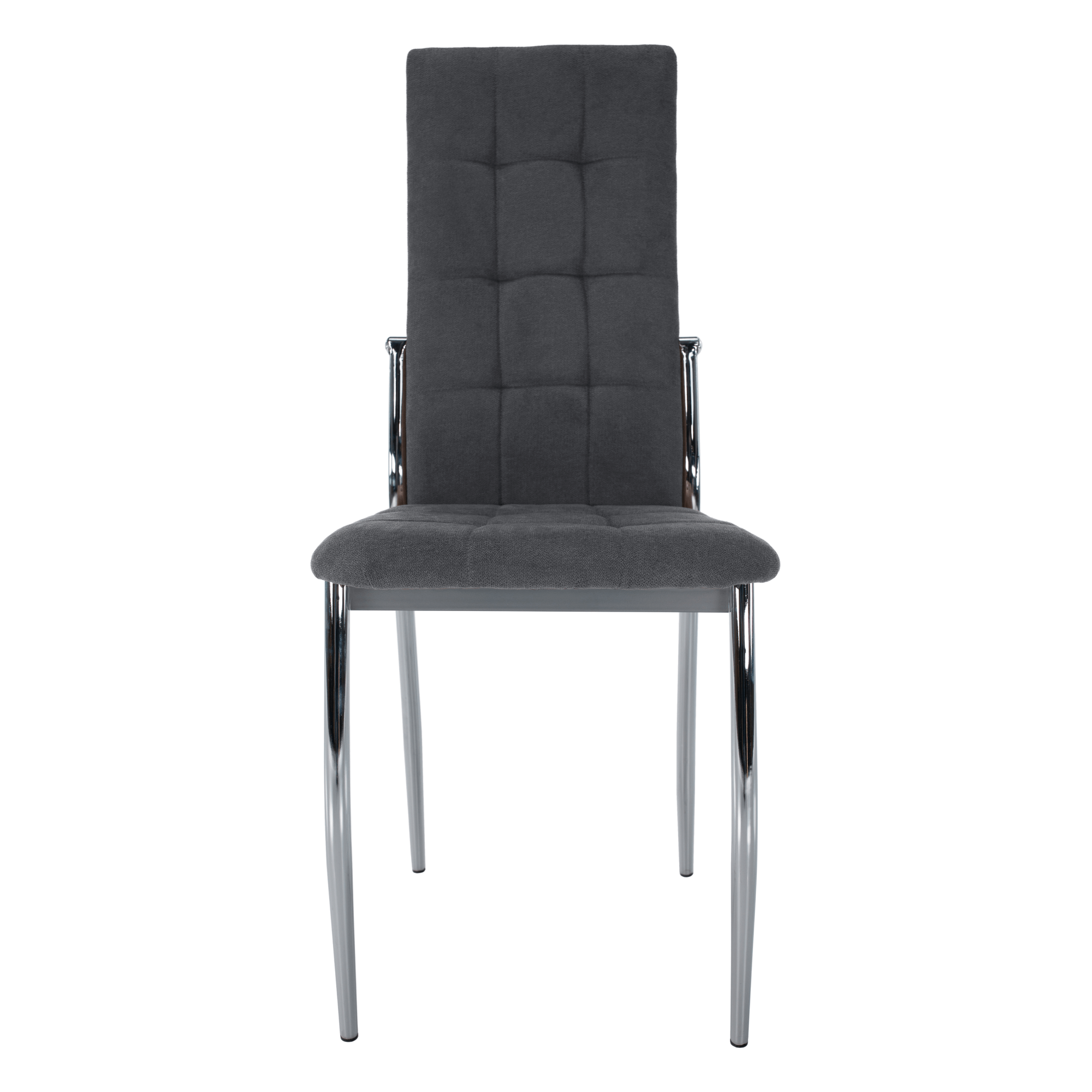 Židle, tmavě šedá látka/kov, ADORA NEW
