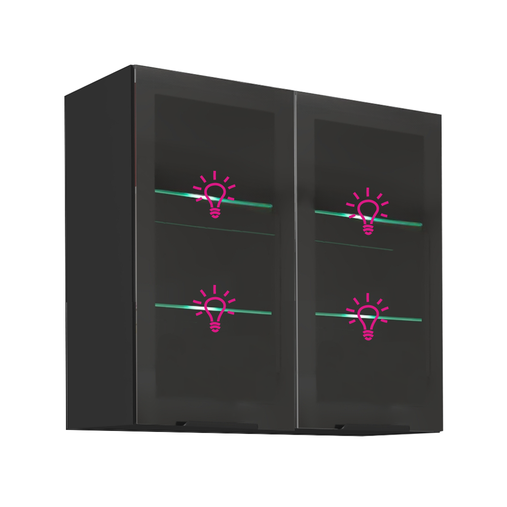 LED világítás, 4 pontos, fehér, ARAKA/MENZO/SIBER