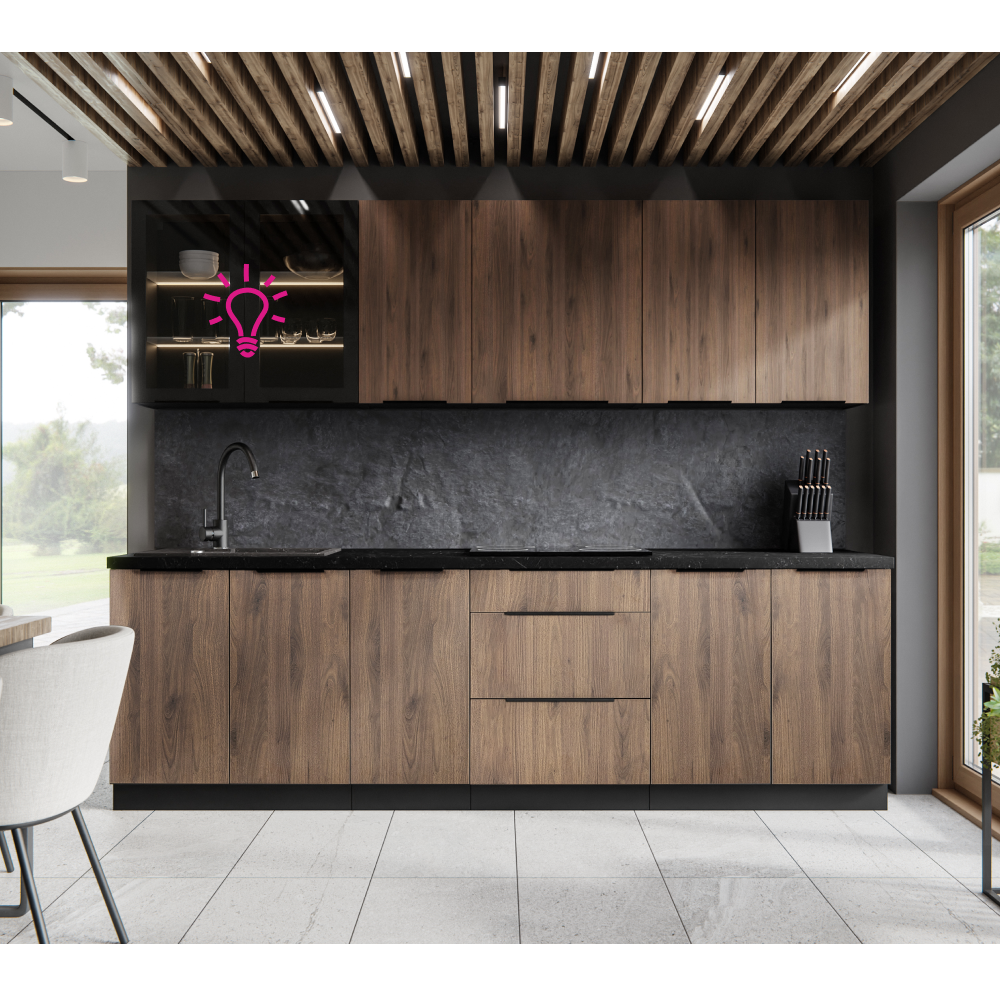 LED világítás, 4 pontos, fehér, ARAKA/MENZO/SIBER