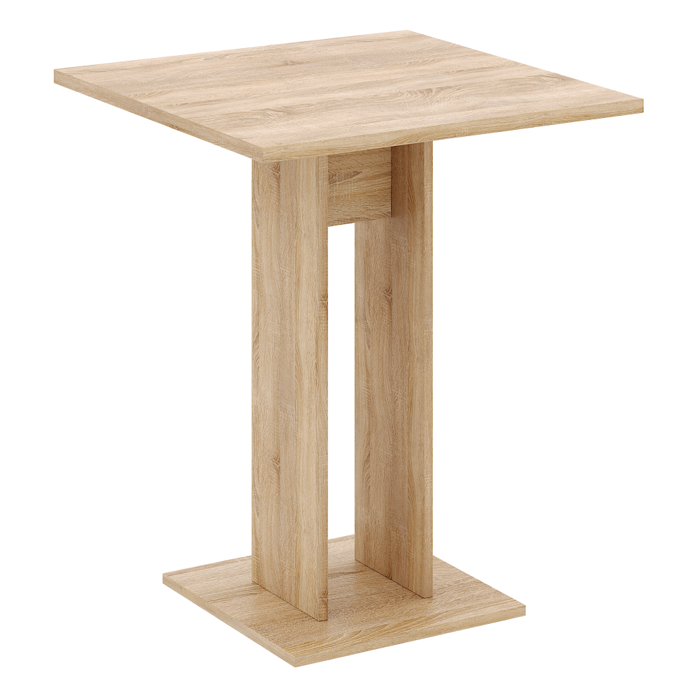 Jídelní stůl, dub sonoma, 67,5x67,5 cm, EVERET
