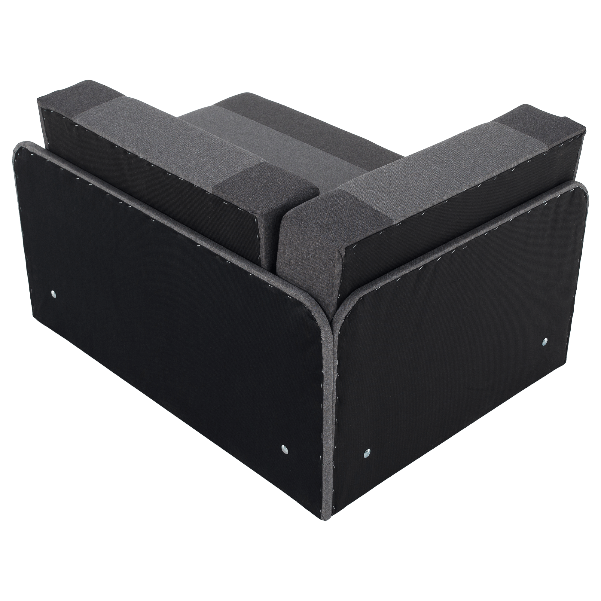 Rozkladacia pohovka, tmavosivá/sivá, MONTES UNI