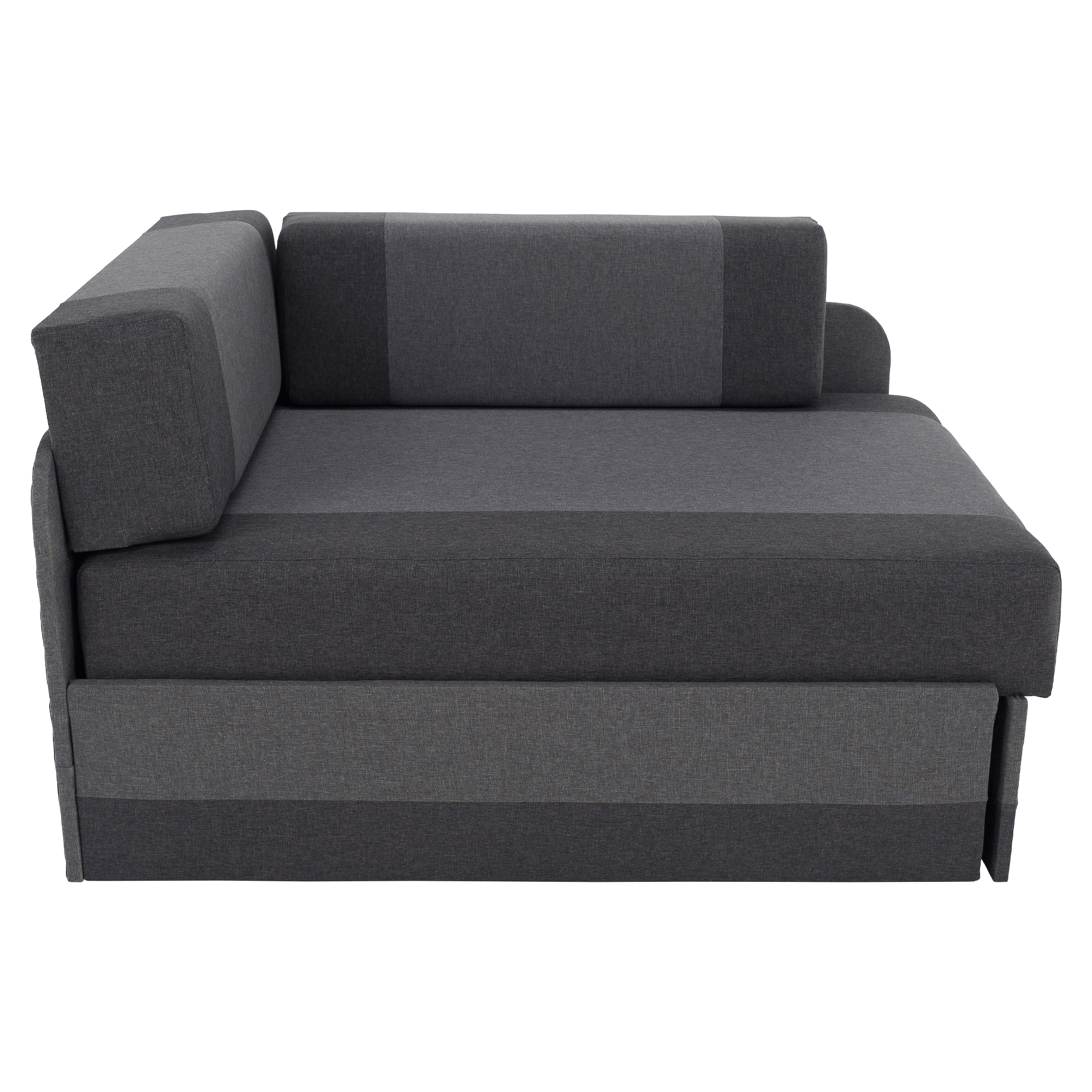 Rozkladacia pohovka, tmavosivá/sivá, MONTES UNI