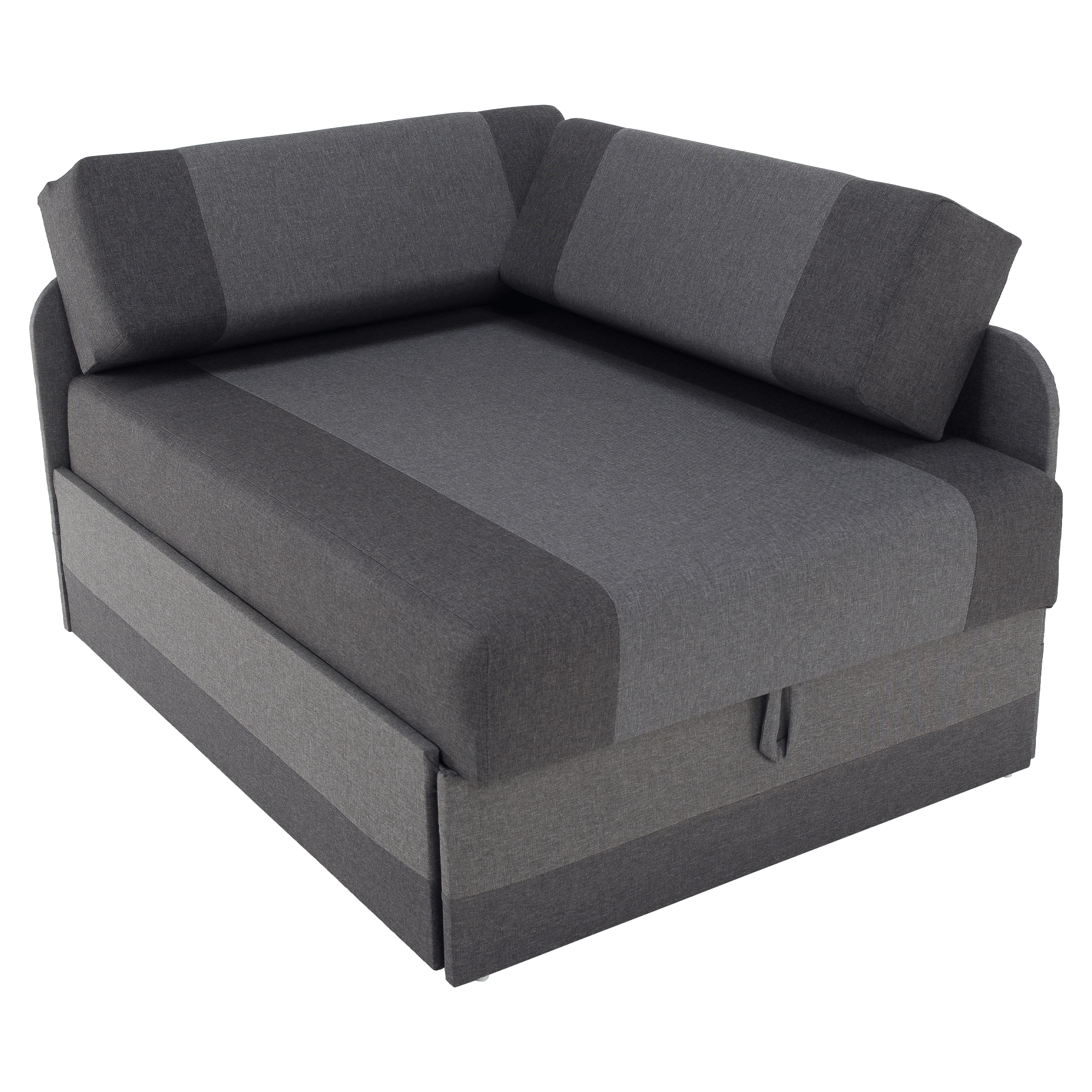 Rozkladacia pohovka, tmavosivá/sivá, MONTES UNI