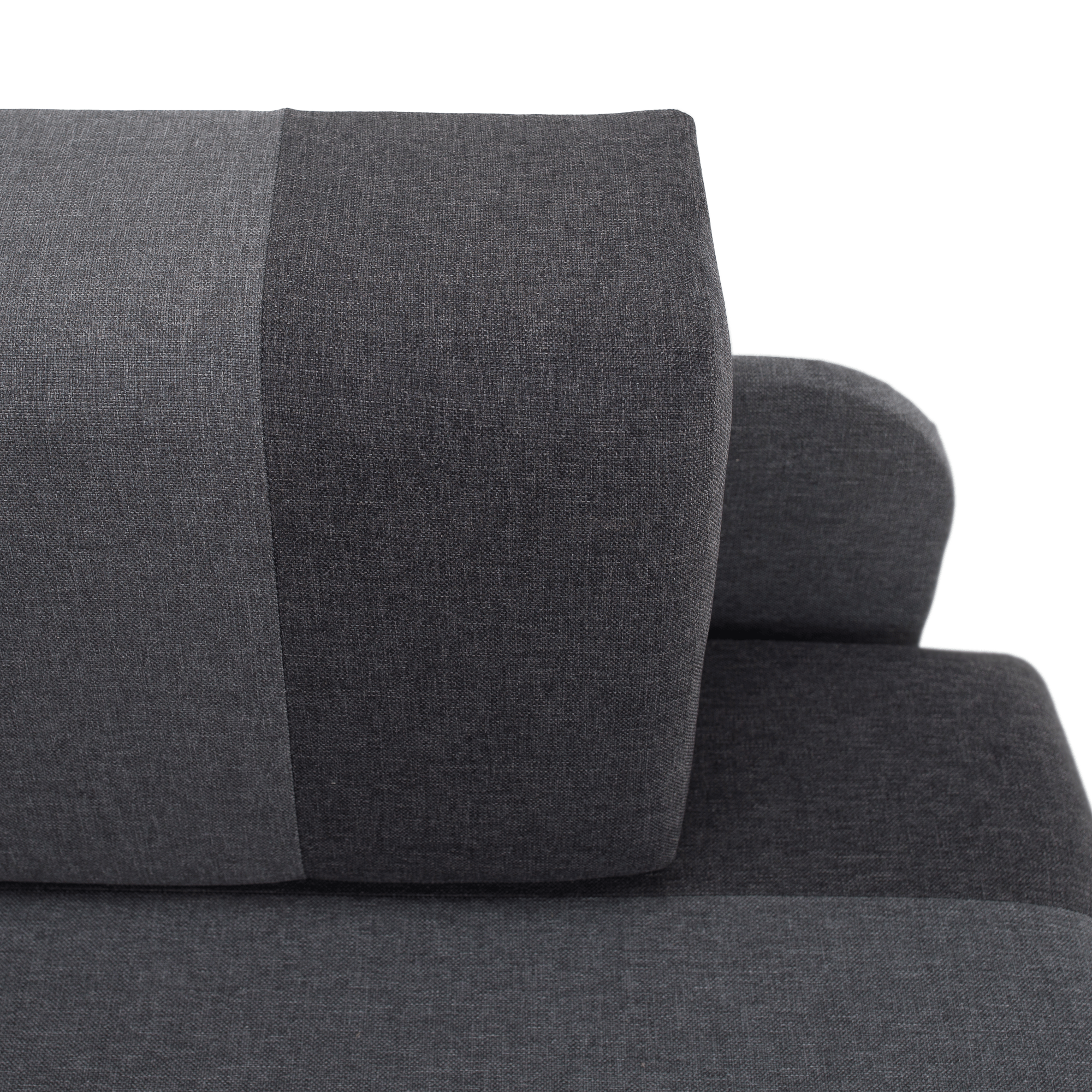 Rozkladacia pohovka, tmavosivá/sivá, MONTES UNI