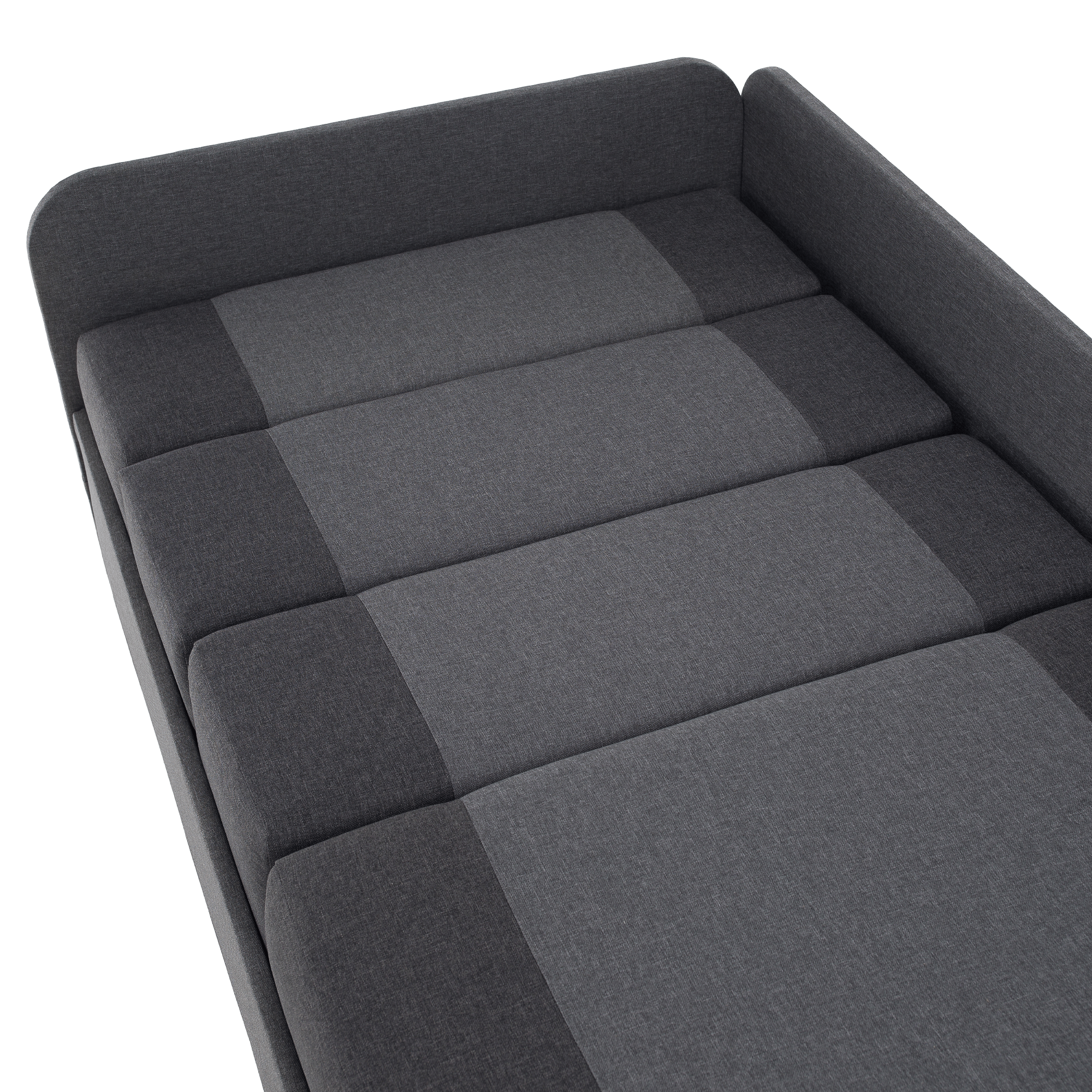 Rozkladacia pohovka, tmavosivá/sivá, MONTES UNI