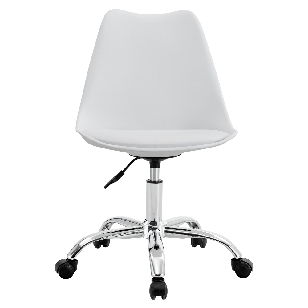 Kancelárska stolička, biela, DARISA 2 NEW
