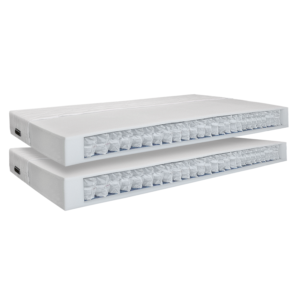 Matrace, set 2 ks, 18 cm, 90x200 cm, TASTI