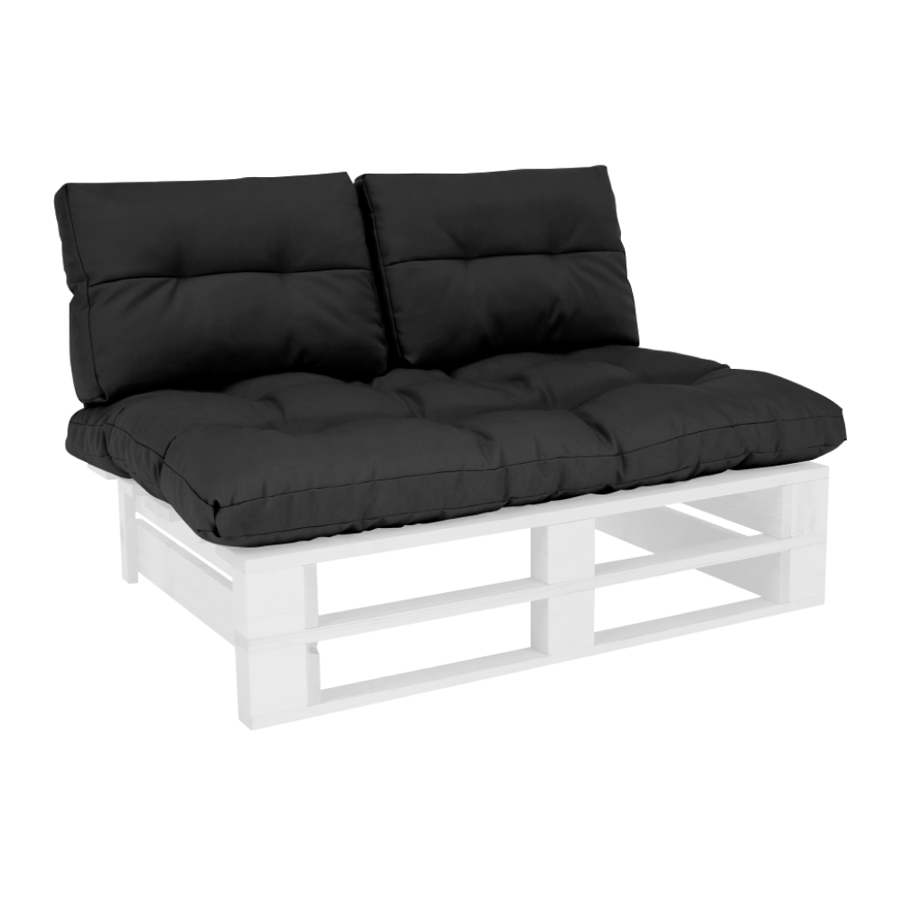 Párnák raklapülésre, sötétszürke, ARYO NEW