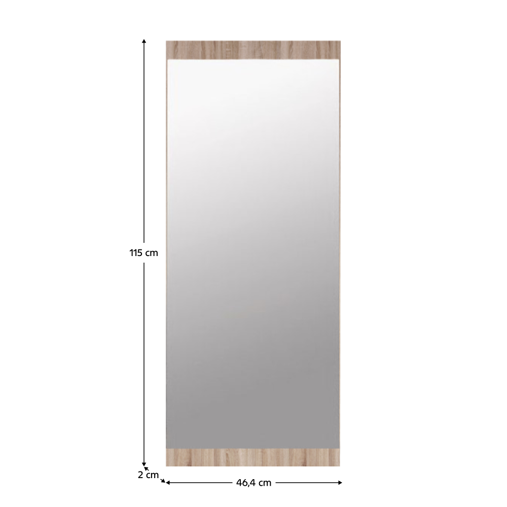 Tükör, sonoma tölgy, NORTY TYP 26 Tükör, sonoma tölgy, NORTY TYP 26