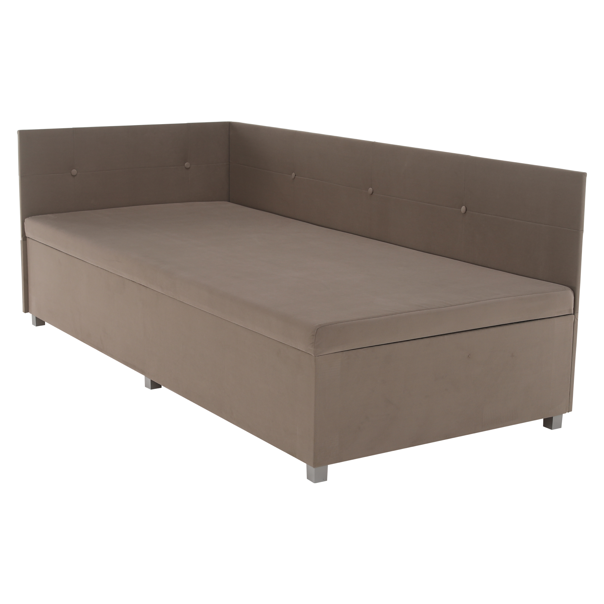 Váľanda s úložným priestorom, béžovosivá, AURIA UNI