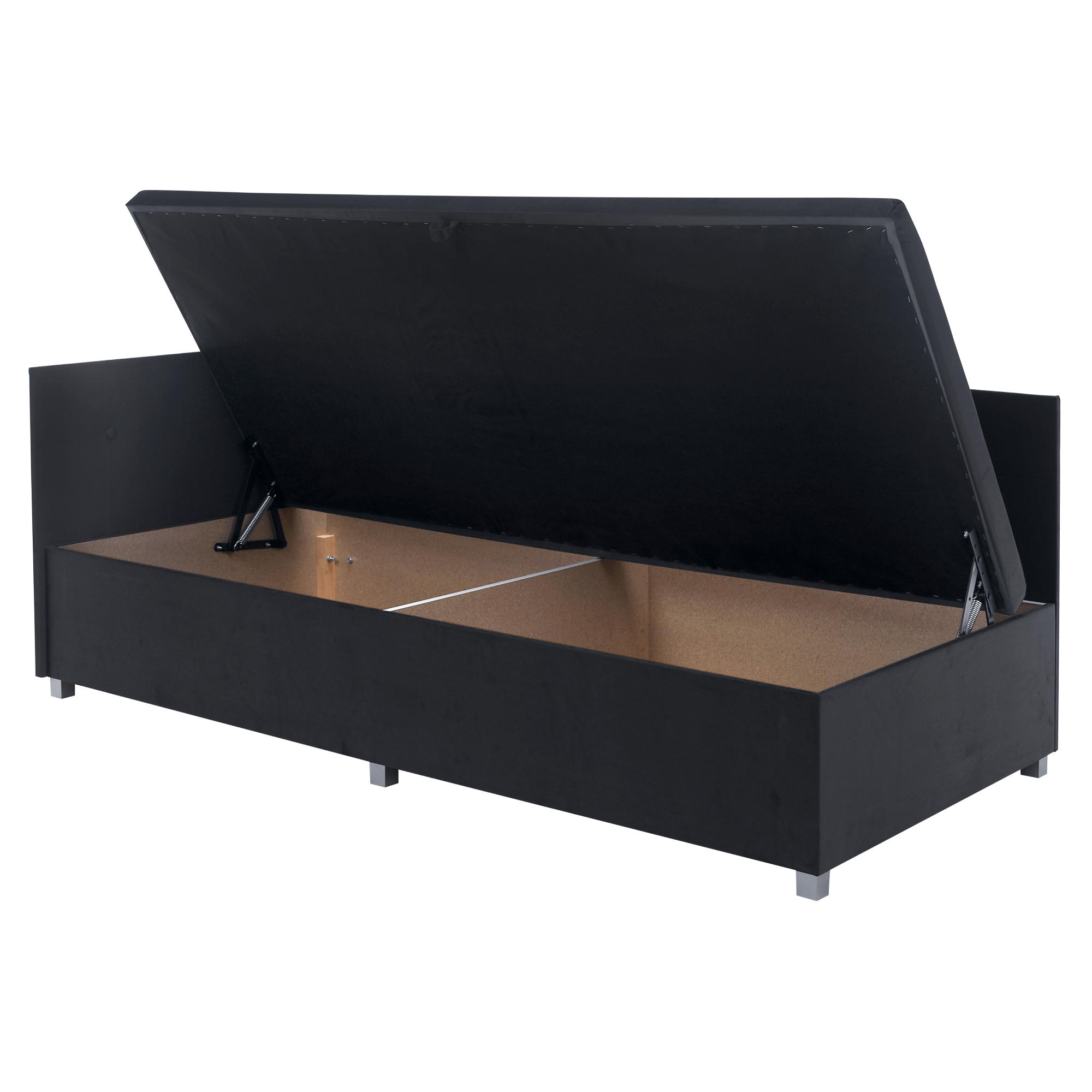 Váľanda s úložným priestorom, sivá, AURIA UNI