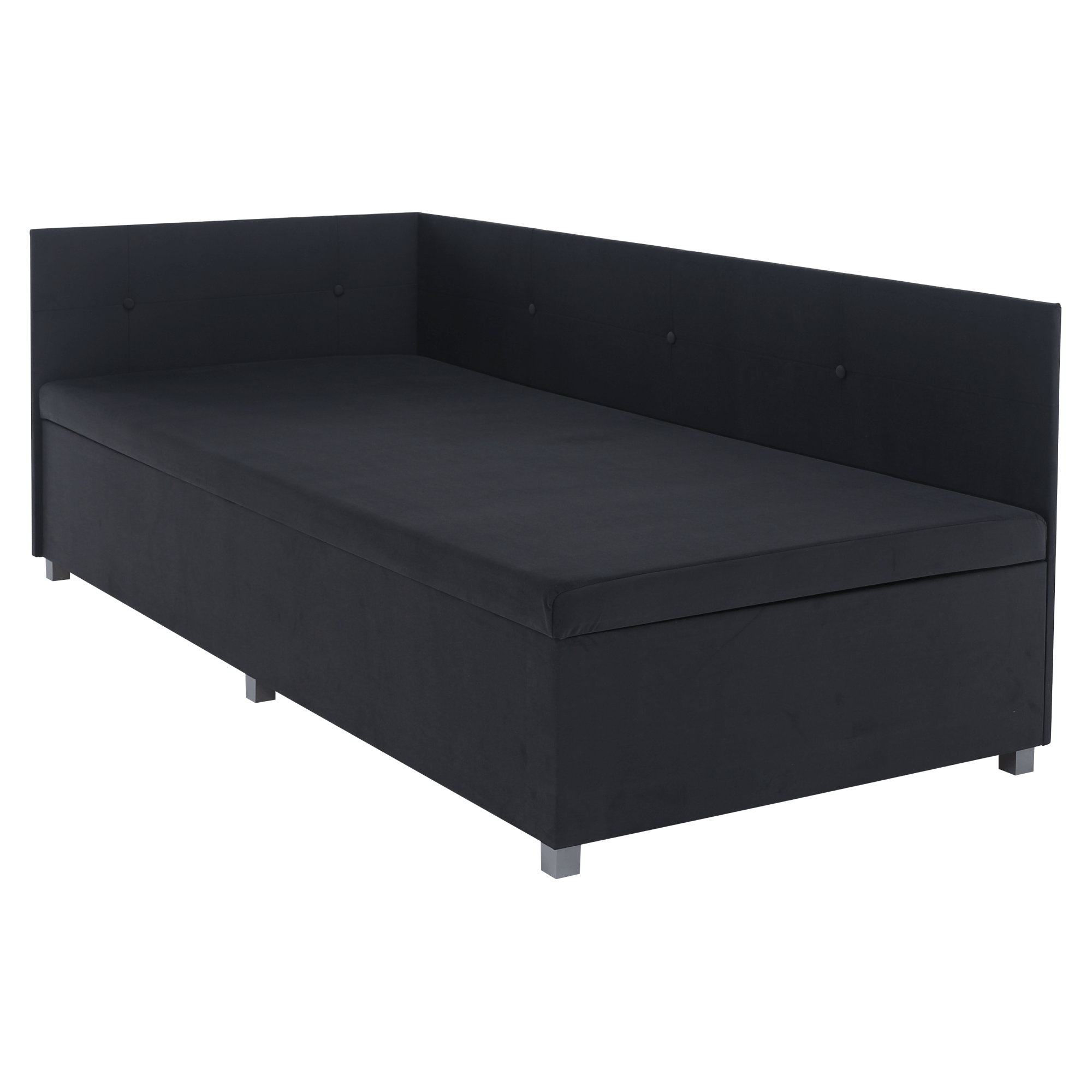 Váľanda s úložným priestorom, sivá, AURIA UNI