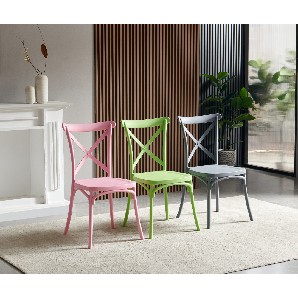 Rakásolható szék, szürke, SAVITA Rakásolható szék, szürke, SAVITA