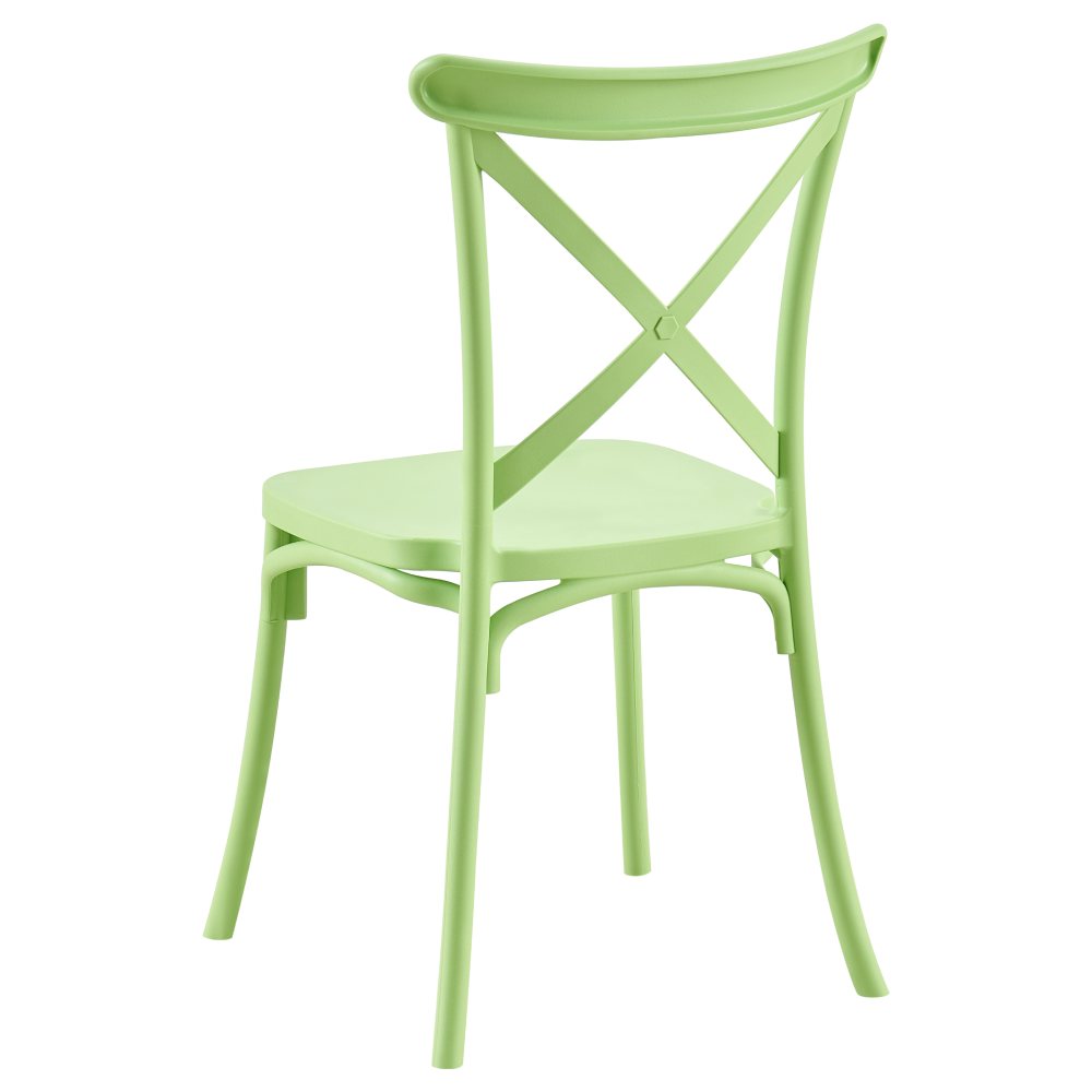 Rakásolható szék, zöld, SAVITA